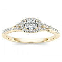 Zaručnički prsten s dijamantom od 5 8k u 14k žutom zlatu