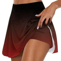 Koaiezne ženske povremene otiske teniske golf suknje joga sportski aktivni suknja kratke hlače suknja