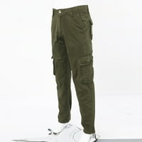 Quealent teretni radne hlače za muškarce klasične teretne hlače, vodootporne planinarske hlače labave fit teretni