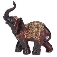 Dekor kuće slona, ​​figurice slonova retro sreće za stol za spavaću sobu