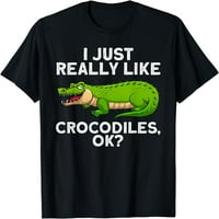 Smiješni krokodil za muškarce, žene, djecu, majica s aligatorskim ljubiteljima krokodila