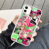 Smiješne školjke za telefon za iPhone 11, za iPhone Pro Max, za iPhone 12, za iPhone XR, za iPhone Pro, Anime