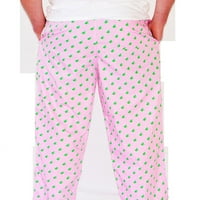 Samice Unise žaba pamučna pidžama Donje hlače - ružičaste, x -velike