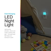 LED noćna svjetla, pakiranje, tri načina osvjetljenja koja mijenjaju, pakiranje, tri načina rasvjete, 3. U