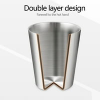 Tumbler od nehrđajućeg čelika - Vakuumski izolirani dvostruki zid [šalica za kavu] DIY DIY Pokloni ， velika putnička
