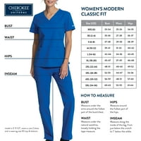Cherokee radna odjeća ženske pilinge hlače prirodni porast nogu nogu 4101