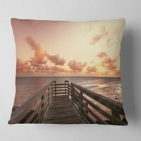 Dizajnerska šetnica na Plaži drveni mol jastuk za bacanje morskog mosta-18.18