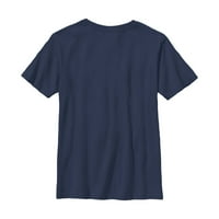 Mornarsko plava grafička majica za dječake - dizajn iz SAD-a