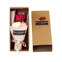 Kreativna imitacija ružičastog sapuna za kupanje i tijelo za Valentinovo buket ružičastih ruža za svadbenu zabavu