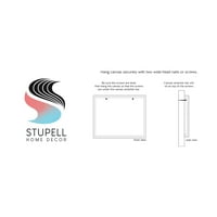 Stupell Industries Slojevita urbana galerija za slikanje Skyline -a zamotana platna za tisak zidne umjetnosti,