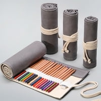 Ručno izrađena platnena torba za olovke na valjcima, Pernica velikog kapaciteta, pakiranje u roli, držač za olovke,