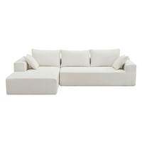 Momei l-oblik sekcijskog seta za dnevni boravak, moderni kauč minimalističkog stila za dnevnu sobu, spavaća soba,
