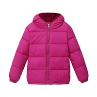 Zimski kaputi za dječake, dječja zimska topla jakna za dječake i djevojčice, Vanjska odjeća, jednobojni kaputi