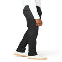 Pamučne rastezljive hlače s potpisom, Kaki hlače od pamučnog pamuka, za muškarce sportskog kroja