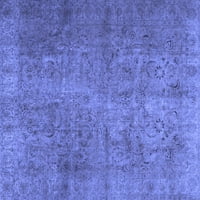 Tradicionalne prostirke za sobe u kvadratnom Perzijskom plavom kvadratu od 8 stopa