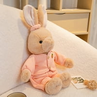 Plišana zečja lutka, pamučna slatka Plišana zečja igračka s odjećom, najbolji pokloni za djecu