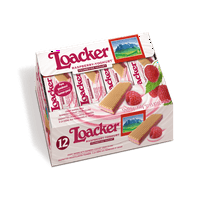 Loacker Wafers maline-jogurt, 37,5 g 1,32oz, od 12
