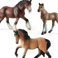 Simulacija konja Simulacija konja Model Konj Plastični ukras za životinjsku površinu Objednjak Dječja igračka