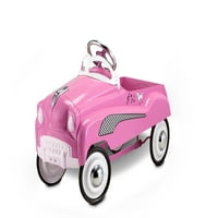 Instep čelična retro pedala za vožnju automobilom, ružičasta