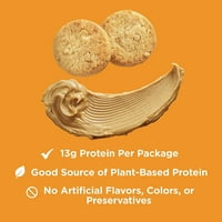 MINI BEARY BEARD Protein Mini kolačići kikiriki maslac + kikiriki, 1,99oz
