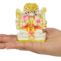 IndianBeautifart Indijski bog duhovna figurica panch mukhi lord hanuman idol povoljni hinduistički bog religiozna