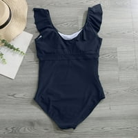 novi kupaći kostim ženski Višebojni jednobojni konzervativni kupaći kostim Plus size kupaći kostim s elegantnim