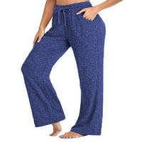 Ženske udobne Ležerne pidžama hlače u donjem rublju, ravne hlače u donjem rublju, široke pidžama hlače za spavanje,