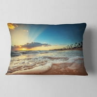 Dizajnerska egzotična plaža u Dominikanskoj Republici-jastuk na morskoj obali-12.20