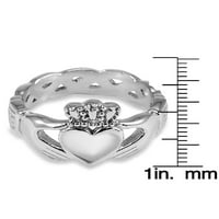 Obalni nakit od nehrđajućeg čelika keltski čvor vječnosti prsten Kladda