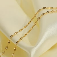 2 ženska ogrlica s punim dijamantom i šarenim kristalnim leptirom 5514