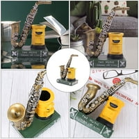 Kreativni držač olovke u obliku saksofona za stolni pribor, ukras spremnika za uredski materijal