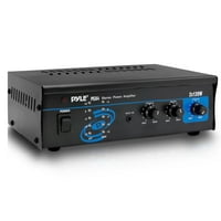 PYLE HOME PCA4. - Kompaktni kućni audio pojačalo - stereo napajanje pojačalo, aux mp3 RCA ulaz
