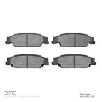 Dynamic 1311-0922- DFC polu-metalni kočni jastučići odgovara odabiru: Cadillac CTS-V HI značajka V6, Cadillac