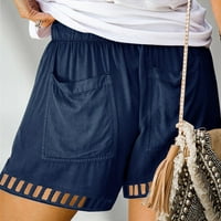 Prijedlozi pamučne kratke hlače za žene sportskog kroja, ljetne labave rastezljive kratke hlače s printom visokog