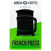 Breza kava Etiopia francuska press mljevena kava, srednje pečenje, oz