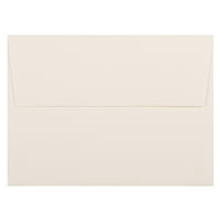 Papir i omotnica omotnice za pozivnice 1/2, prirodna bijela Tkanina, 1000 kartonskih kutija