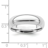 Čvrsto Sterling srebro udobno pristajanje jednostavan klasični zaručnički prsten veličina prstena 9