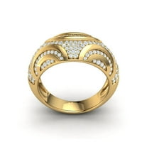 Autentični ženski modni zaručnički prsten s okruglim dijamantom od 0,75 karata od punog zlata od 18 karata 91