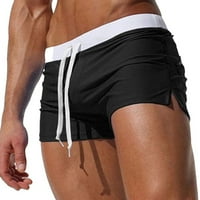 Muška moda dizajn stražnjeg džepa koji se brzo suši jednobojne ravne kratke hlače za plažu za plivanje
