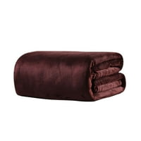 Lisingtool pokrivač za krevet klima uređaj čista boja pokrivač flanel poklon pokrivač obična boja pokrivač deke