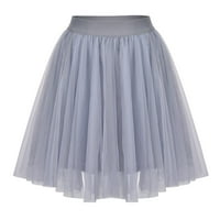 Ženska gradijentska mreža oblikovana kratka suknja linijska suknja u boji blok suknja s vitkom