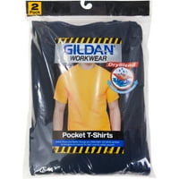 Gildan muška radna odjeća džepna majica s kratkim rukavima, 2-pack
