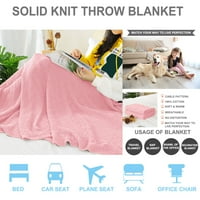 Jedinstvene ponude pamučne pletene deke za kauč, 50 60