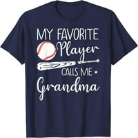 Moj omiljeni igrač zove me majicu baseball majice