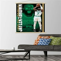 Boston Celtics - plakat Jaylen Brown Wall s magnetskim okvirom, 22.375 34