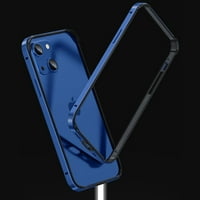 ZJRUI Aluminijski okvir Metalni odbojnik za iPhone Pro s mekim unutarnjim zaštitom ruba ruba ruba ruba ruba