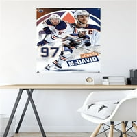 Zidni poster Edmonton Oilers-Connor McDavid s gumbima, 22.375 34
