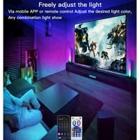 WiFi Smart LED Light Bar RGB Atmosfera Light Music Sinkronizacija TV zidna računala Računalna igra Dekoracija