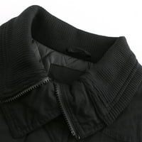 ženski topovi rasprodaja ispod $ ženska modna kratka Zimska topla jakna s visokim ovratnikom pamučni kaput s nitima