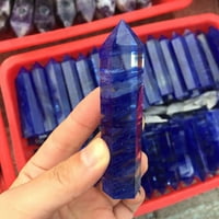 Dekor za natemelj dekor Uređenje Topiranje kvarca kristala zacjeljivanje Obelisk šesterokutni štapić reiki plava